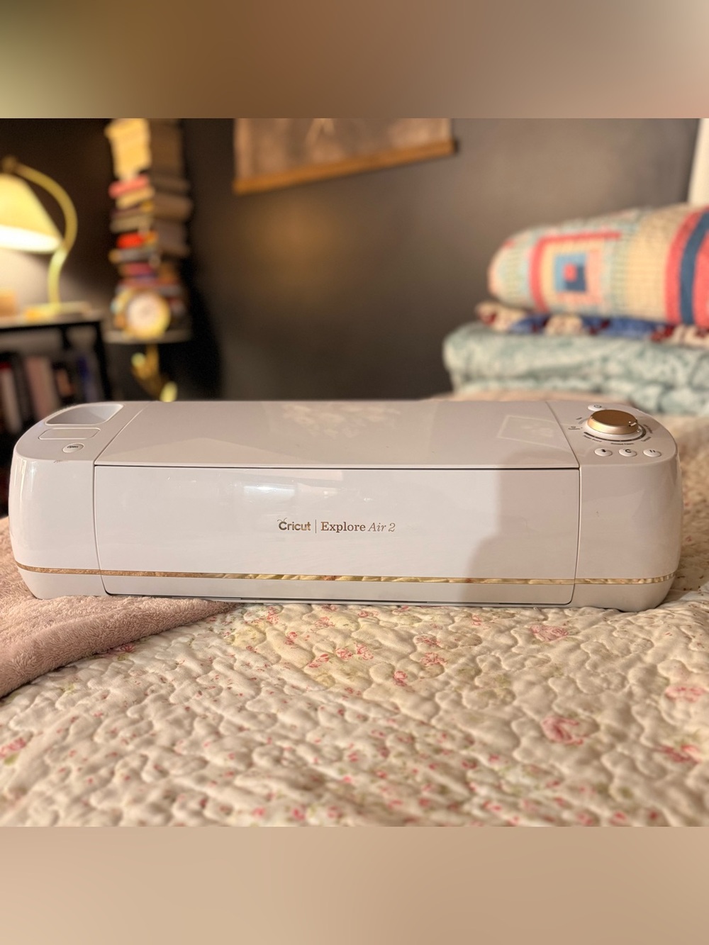 Cricut Explore Air 2 in White with Gold Trim